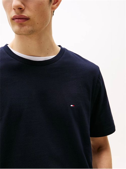 t-shirt uomo blu TOMMY HILFIGER | MW0MW37267DW5